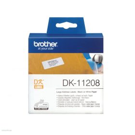 Cím etikett 38x90mm Brother DK-11208 400db/tekercs