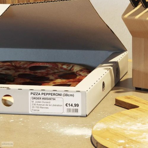 Cím etikett 38x90mm Brother DK-11208 400db/tekercs