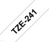 Betűnyomó kazetta 18mm Brother TZe241 fehér-fekete