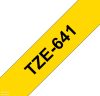 Betűnyomó kazetta 18mm Brother TZe641 sárga-fekete