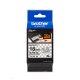 Betűnyomó kazetta biztonsági 18mm Brother TZe-SE4 fehér-fekete
