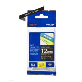 Betűnyomó kazetta 12mm Brother TZe335 fekete-fehér