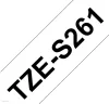 Betűnyomó kazetta 36mm Brother TZeS261 erős tapadású fehér-fekete