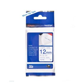   Betűnyomó kazetta vasalható 12mm Brother TZe-FA3 fehér-kék