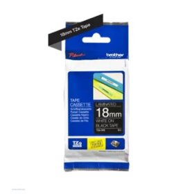 Betűnyomó kazetta 18mm Brother TZe345 fekete-fehér