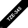 Betűnyomó kazetta 18mm Brother TZe345 fekete-fehér