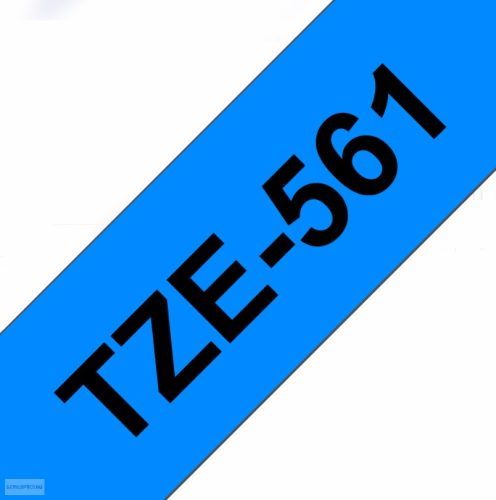 Betűnyomó kazetta 36mm Brother TZe561 kék-fekete