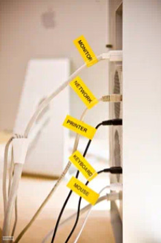 Betűnyomó kazetta 12mm Brother TZeFX631 rugalmas sárga-fekete