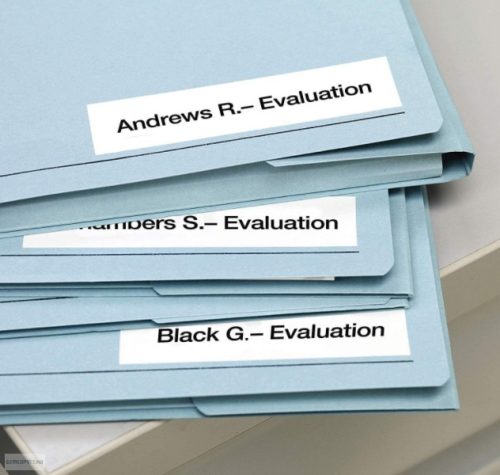 Betűnyomó kazetta gépi 19mmx5.5m Dymo poliészter fekete-fehér