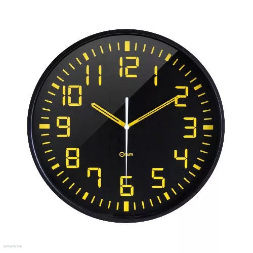 Falióra CEP 30 cm sárga számjegyekkel