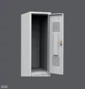 Fém öltözőszekrény, osztott, 6 ajtós