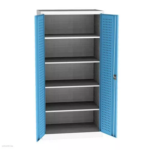 Kétajtós szekrény Triumph KSPD11A nagy teherbírású 195x95x60 cm 4 polccal