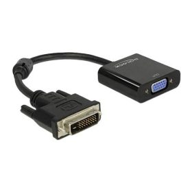   Adapter Delock DVI-D 24+1-dugós csatlakozó > VGA-csatlakozóhüvely fekete