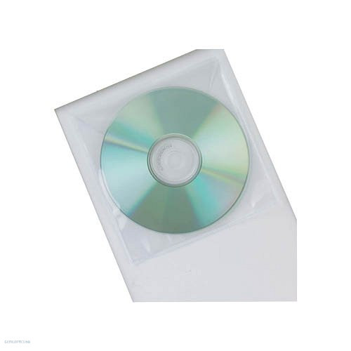 CD/DVD tároló tok CONNECT PP víztiszta ráhajtható lezáró füllel 120 mikron