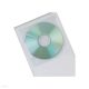 CD/DVD tároló tok CONNECT PP víztiszta ráhajtható lezáró füllel 120 mikron