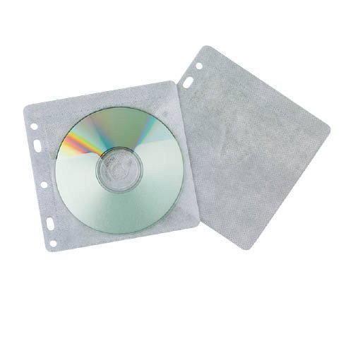CD/DVD tároló tok Q-Connect PP víztiszta lefűzhető