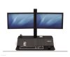 Munkaállomás ülő/álló Fellowes Lotus™ VE két monitorhoz
