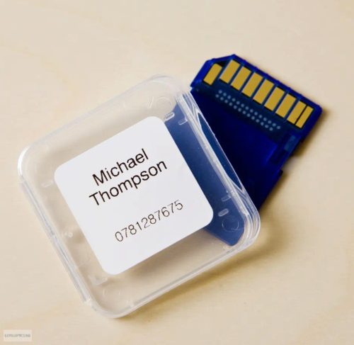 Cím etikett 23x23mm Brother DK-11221 1000db/tekercs