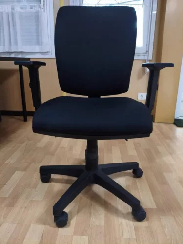 Forgószék irodai CINQUE ASYN LX BR HANS, karfával, fekete, használt