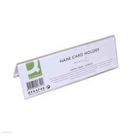 Névtábla tartó asztali 190 x 60 x 2mm Q-Connect KF04740