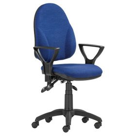   Forgószék irodai PANTHER ASYN PLUS BR 25 Jazz karfával kék