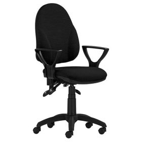   Forgószék irodai PANTHER ASYN PLUS BR 25 Jazz karfával fekete