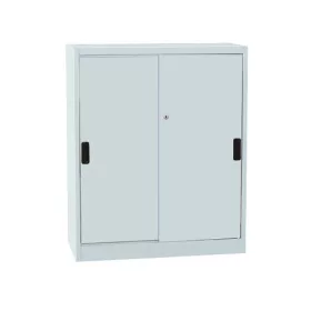   Tolóajtós szekrény Triumph KSPS01BP 115x95x40 cm 2 polccal szürke