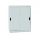 Tolóajtós szekrény Triumph KSPS01BP 115x95x40 cm 2 polccal szürke