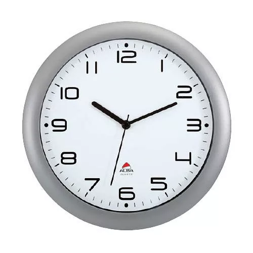 Falióra, rádióvezérlésű, 30 cm, ALBA Hornewrc, ezüst