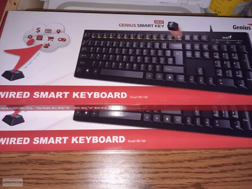 Billentyűzet Genius Smart KB-100, vezetékes, fekete, USB