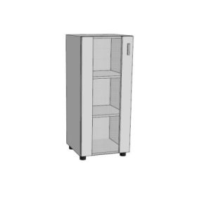 Szekrény 3 rendezős F-3R.02-40, 40x40x107,5 B barna