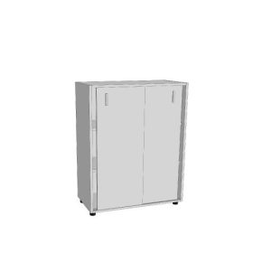 Szekrény tolóajtós F-3R.TA-80, 80x40x107,5 cseresznyefa