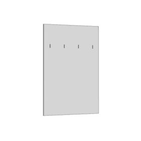 Fogaspanel F-F4 80x140x1,8 vlágosbarna