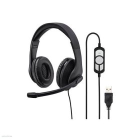 Fejhallgató mikrofonnal Hama USB-300