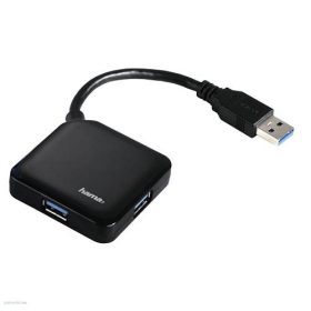 USB Elosztó Hama USB 3.0 HUB 1:4