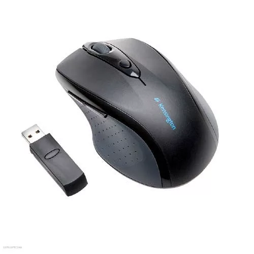 Egér vezeték nélküli, optikai, normál méret USB KENSINGTON