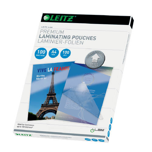 Lamináló-fólia A/4 LEITZ "iLam" fényes 125 mikron UDT technológiával 25db/csomag 