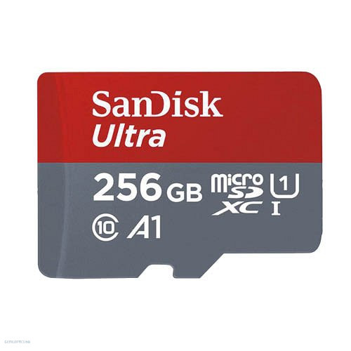 Memóriakártya SanDisk Micro SD Ultra 256GB + Android App, 100MB/s CL10/UHS-I/A1