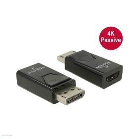   Adapter Delock Displayport 1.2-dugós csatlakozó > HDMI-csatlakozóhüvely 4K passzív fekete