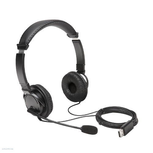 Fejhallgató mikrofonnal Kesington USB-A csatlakozóval