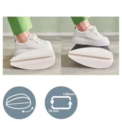 Lábtámasz Leitz Ergo, sötétszürke