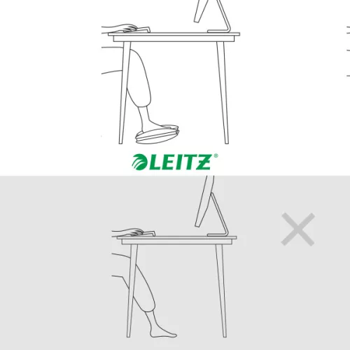 Lábtámasz Leitz Ergo, sötétszürke
