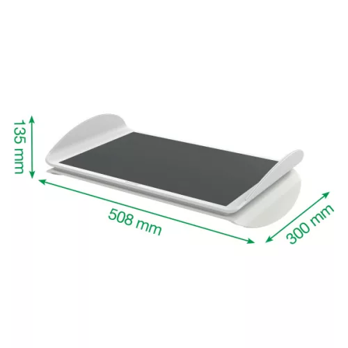 Lábtámasz Leitz Ergo, sötétszürke