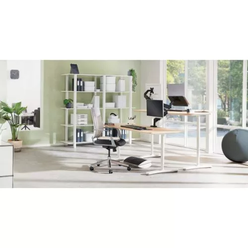 Lábtámasz Leitz Ergo, sötétszürke