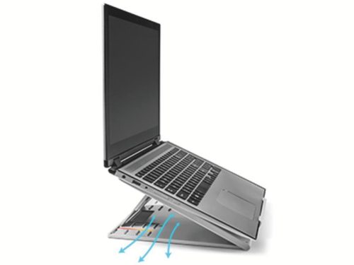 Notebook állvány, Kensington SmartFit® Easy Riser™ Go, állítható, ergonómiai, 17" laptopnak
