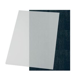   Spirálborító GBC A/4 bőrhatású 250g 100db/csomag fekete