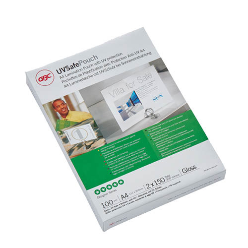 Lamináló fólia A/4 meleg GBC 150 mikron, fényes, UV álló