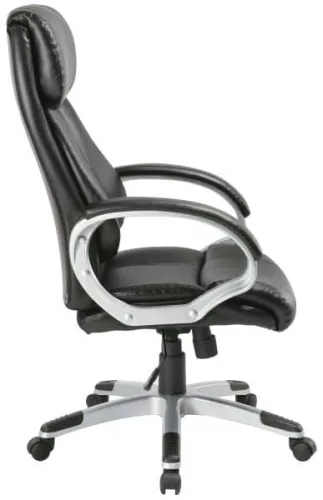 Szék vezetői Diamond II PU textilbőr fekete