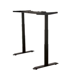 Állítható magasságú asztal alap szürke