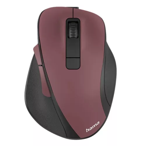 Egér optikai, vezeték nélküli, Hama MW-500 V2, bordó